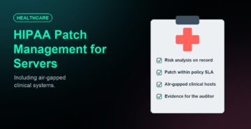 HIPAA Patch Management for Hospital Servers, Including Air-Gapped Systems