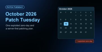 Microsoft October 2026 Patch Tuesday: One Exploited Zero-Day and a Server-First Patching Plan