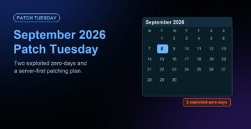 Microsoft September 2026 Patch Tuesday: Two Zero-Days and a Server-First Patching Plan