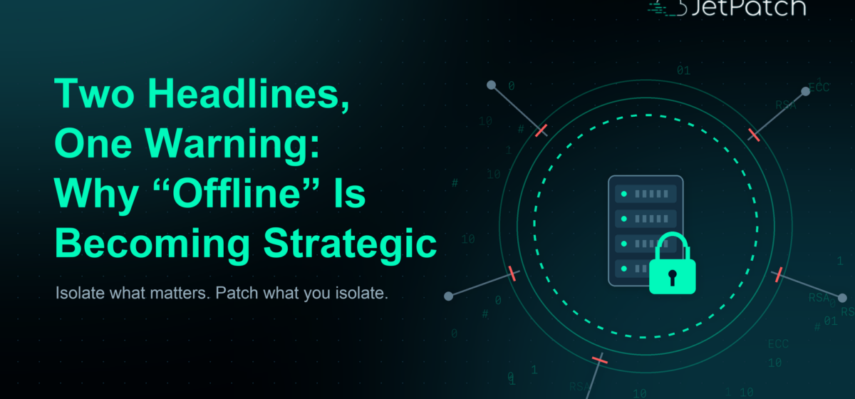 Two Headlines, One Warning: Why “Offline” Is Becoming a Strategic Control